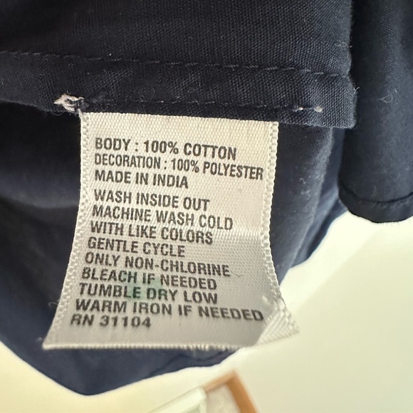 Crown & Ivy Bohemian Peasant Embroidered Blouse Long Sleeves‎ Size Large Petite - Picture 7 of 7